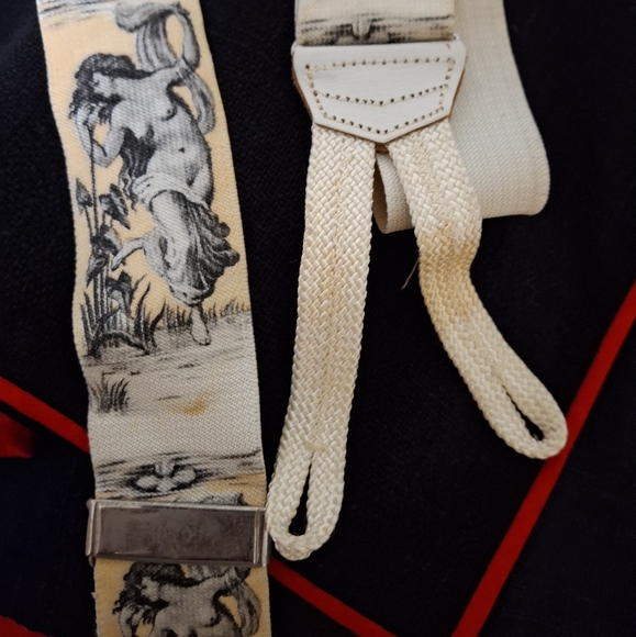 Rare Vintage Nymph Aphrodite Suspenders Braces. Made in England - Picture 5 of 15